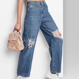 High Waisted Baggy Jeans